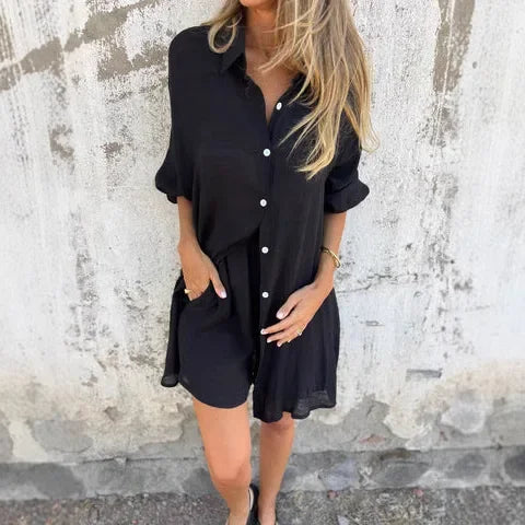 Camille | Robe fluide avec poches