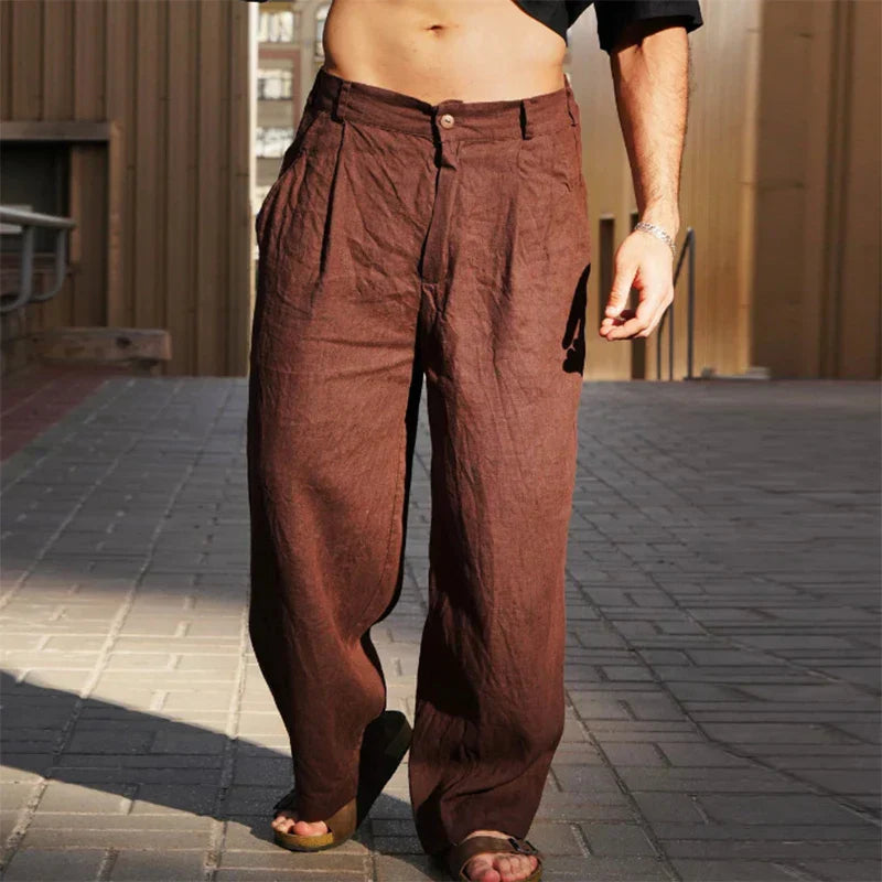 Léandre | Pantalon Lin Ajusté