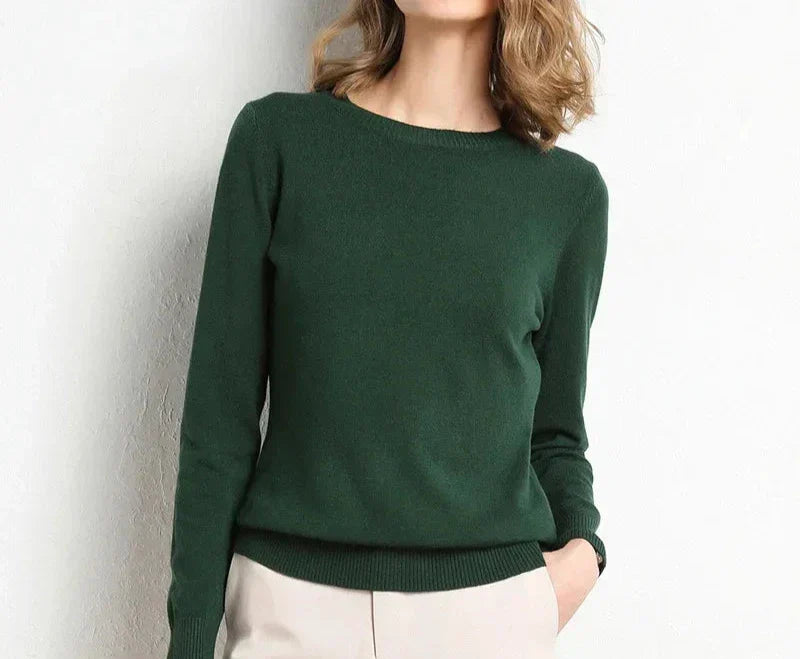 BNOIR | Pull confort en laine essentiel
