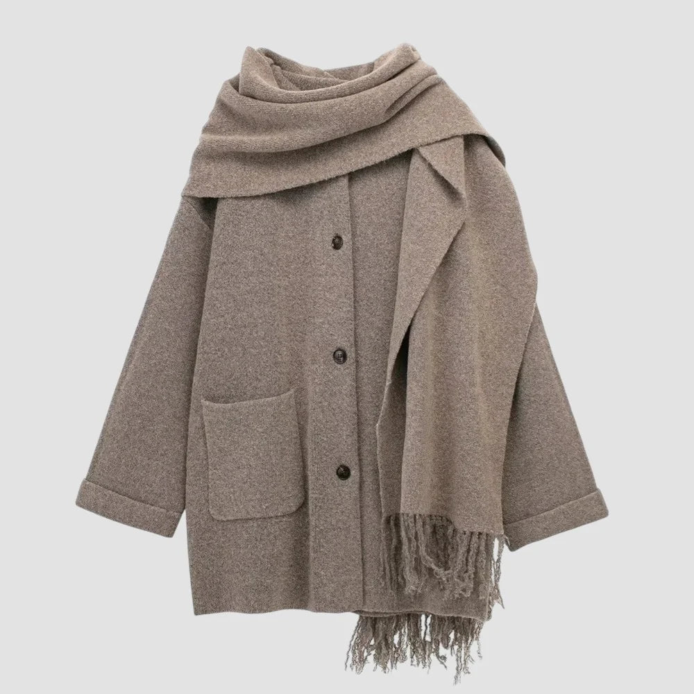 Elisa | Manteau Écharpe