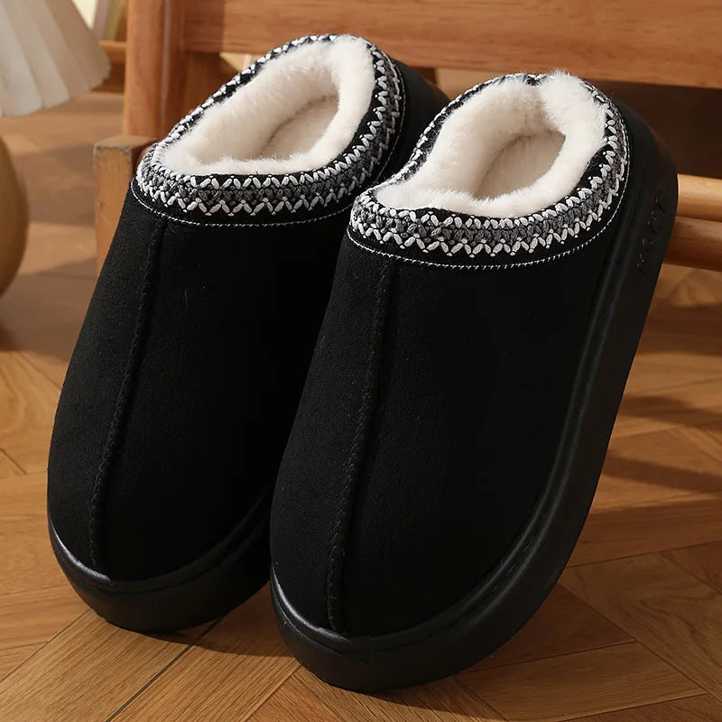BNOIR | Chaussons à doublure chaude