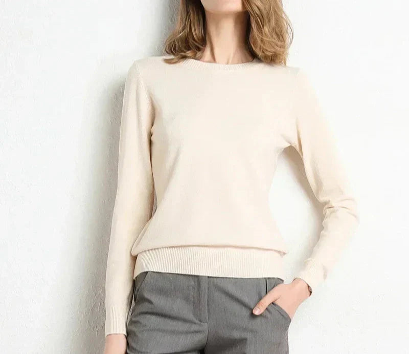 BNOIR | Pull confort en laine essentiel