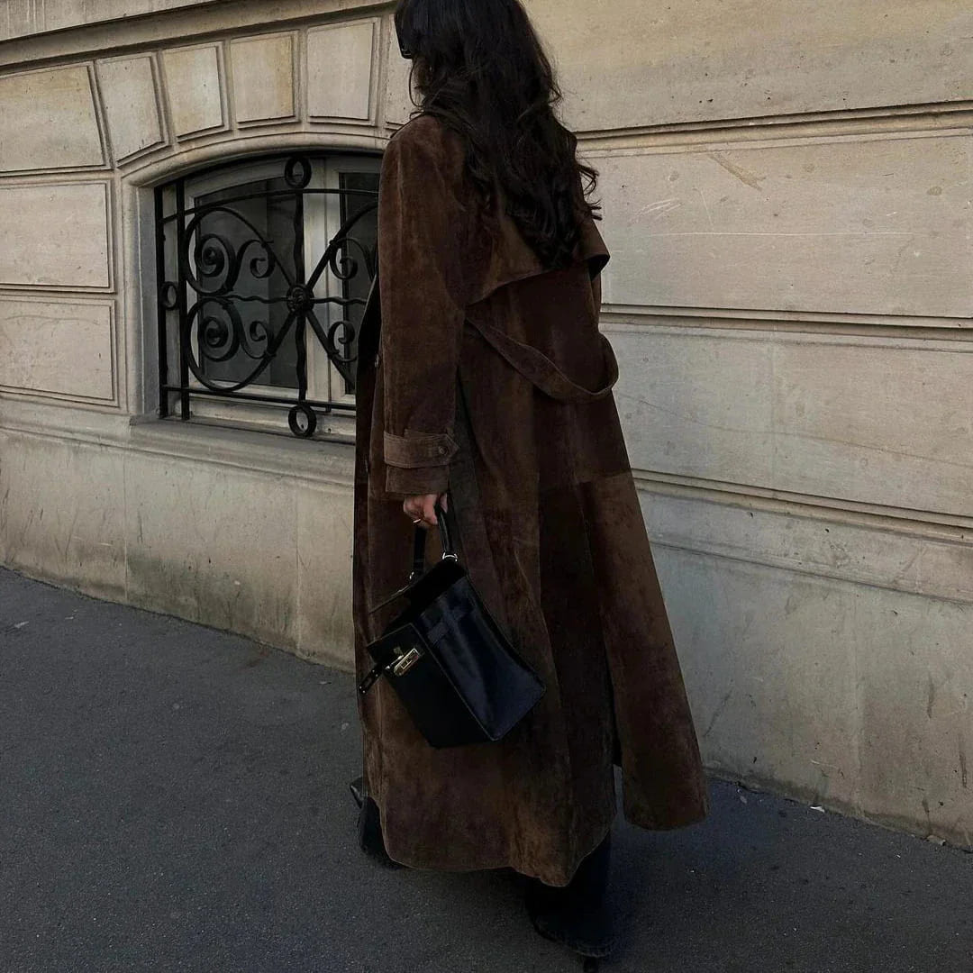 Isabelle | Trenchcoat Suède