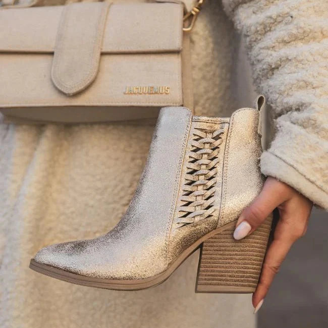 Aurora | Bottines Dorées