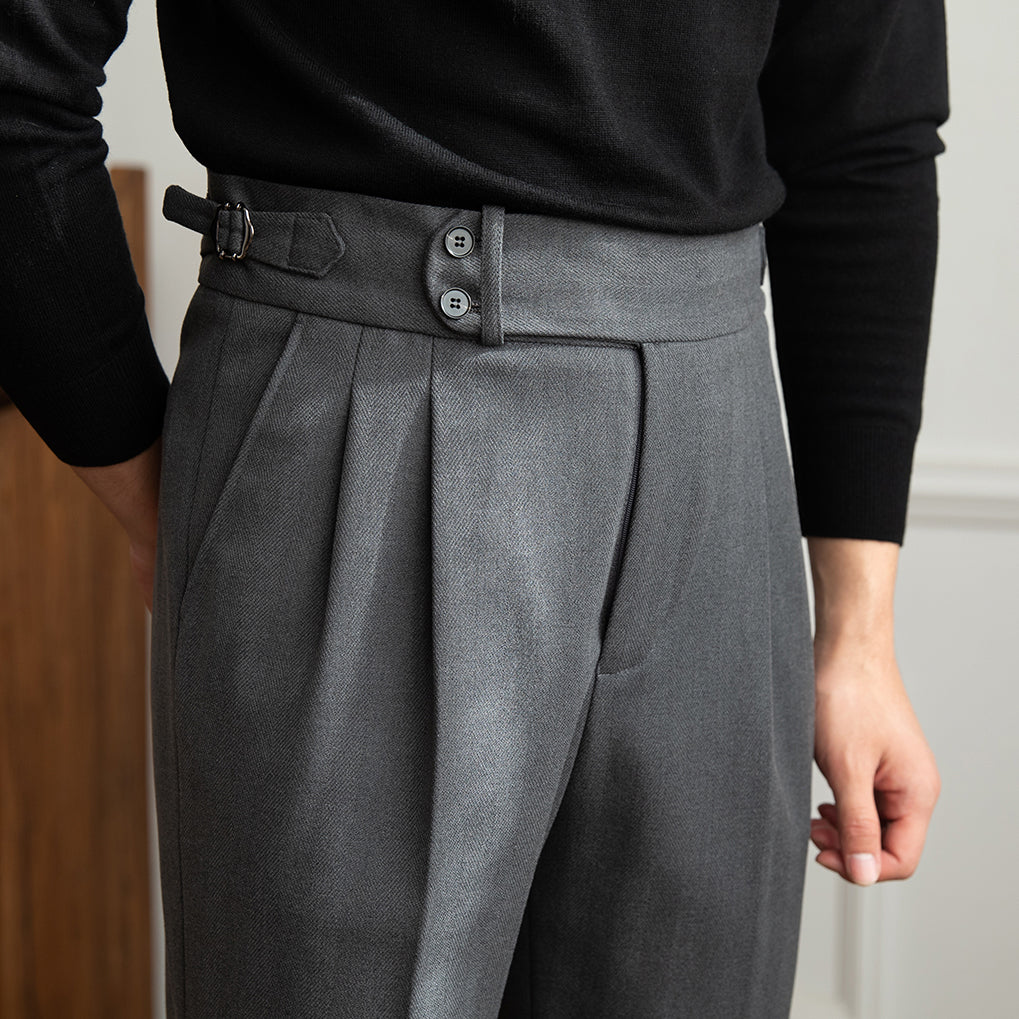 Ravello | Pantalon droit taille haute