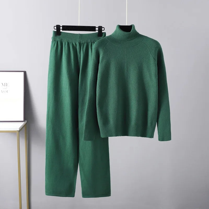 BNOIR | Ensemble deux pièces Lounge en tricot torsadé