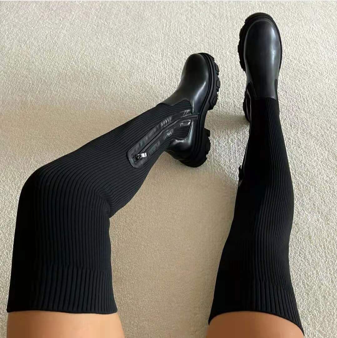 Nova | Knit Boots