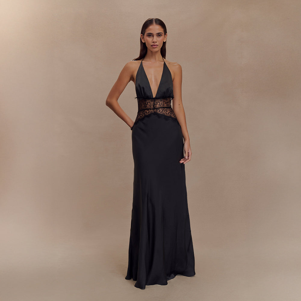 Eléa | Robe Satin Dentelle